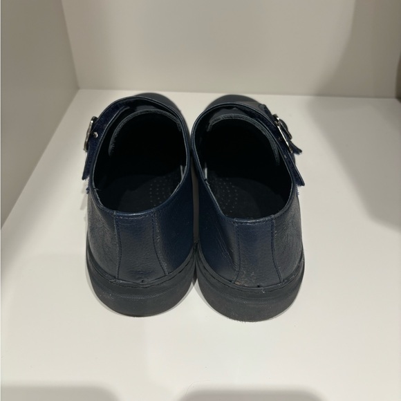 Boys leather navy dress shoes euro 37 monkstrap blublonc - Picture 3 of 7